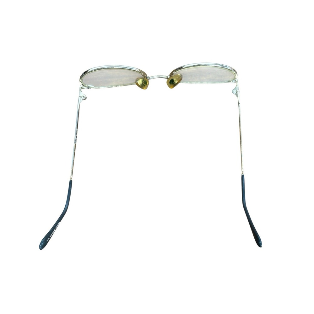Vintage‎ Multicolor/Gold Savvy Unique Round Metal Scrollwork Frame Eyeglasses - Picture 9 of 9